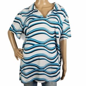 Lopez Desert Dry Whimsy Golf Polo Size 2X